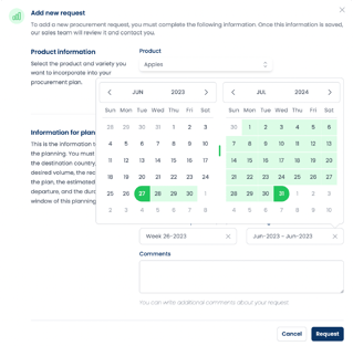 fechas para planificacion